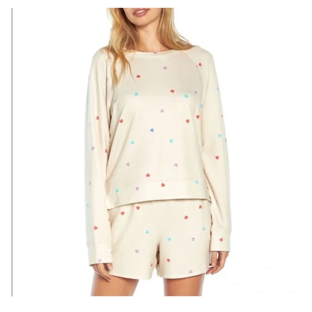 Sweatshirt and short lounge set
